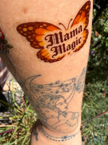 Amber Moon Boutique Butterfly Mama Magic Temporary Tattoo