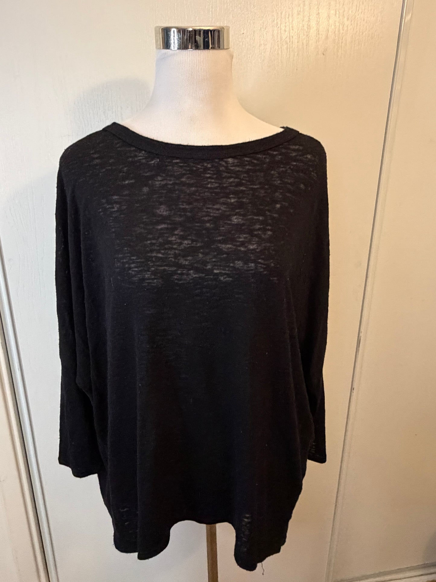 Amber Moon Revival: Tulip Back Burnout Top