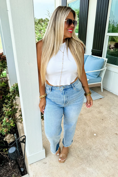 PREORDER: Straight Crop Jeans