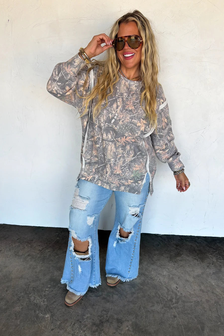 PREORDER: Wander Camo Classic Crew Pullover