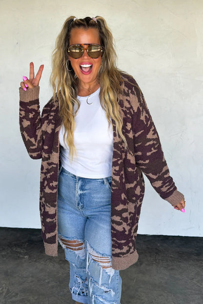 Preorder: Camo Cloud Cardigan