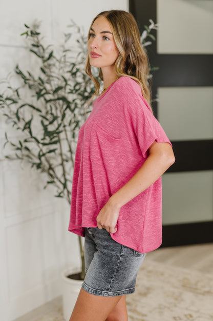 Kenny Tee in Hot Pink