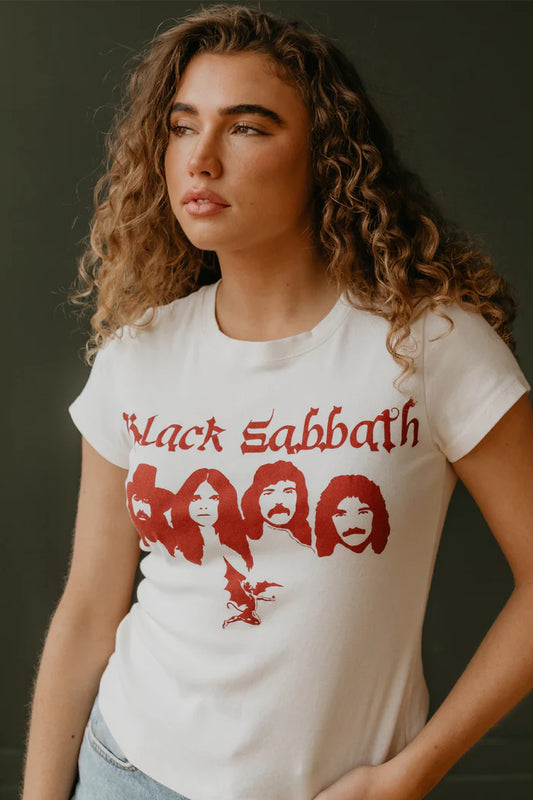 Black Sabbath Babydoll Organic Tee