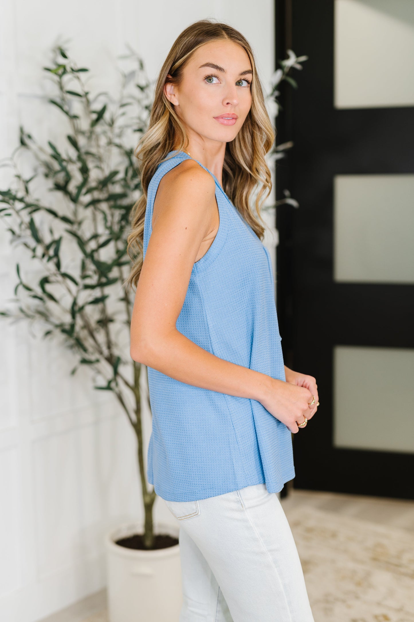 Mallory Top in Blue