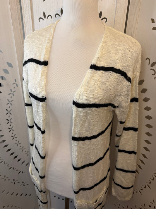 Amber Moon Revival: Long Striped Cardigan