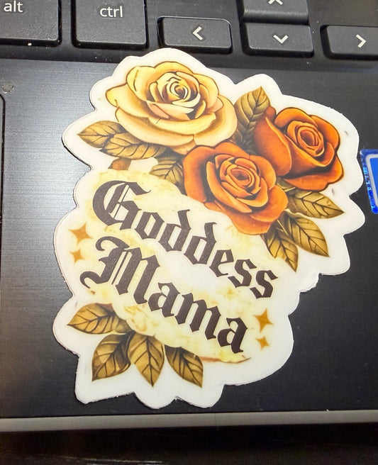 Amber Moon Boutique Goddess Mama Sticker