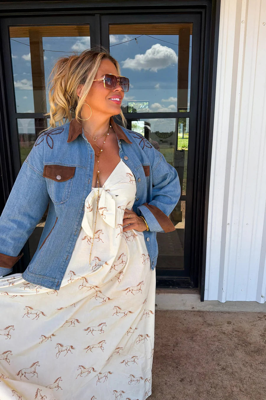 PREORDER: Cowboy Romance Denim Jacket