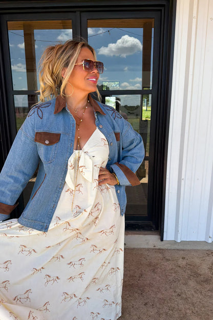 PREORDER: Cowboy Romance Denim Jacket