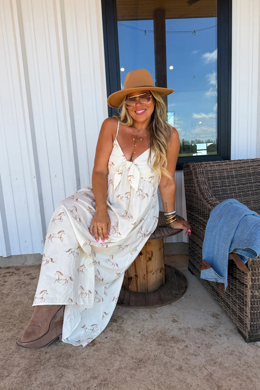PREORDER: Western Charm Maxi Dress