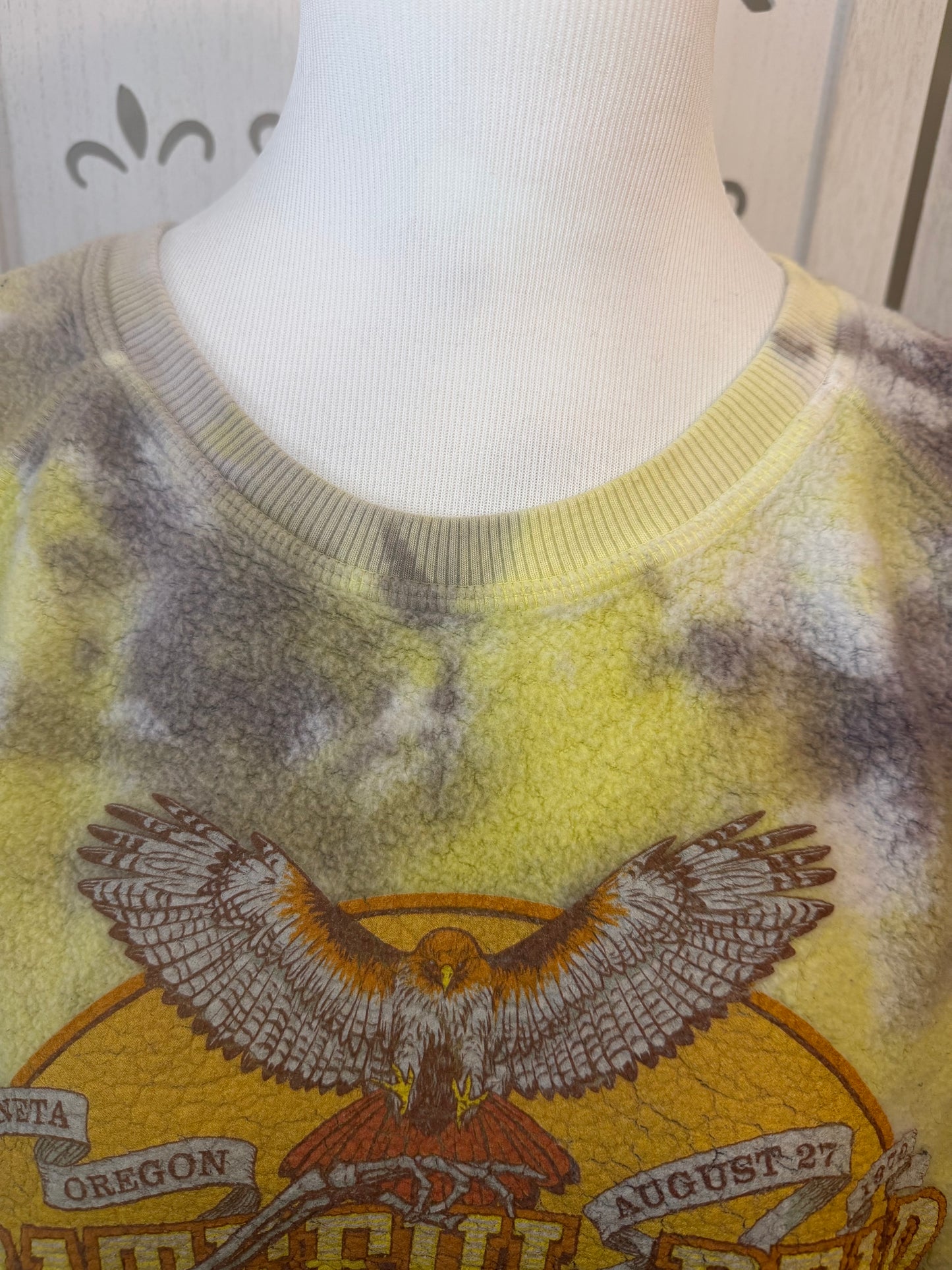 Amber Moon Revival: Organic Cotton Grateful Dead Tie Dye Sweatshirt