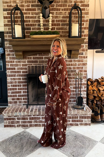 PREORDER: Western Nights Luxe PJ Set