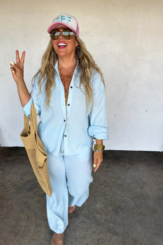 PREORDER: 100% Cotton Coastal Breeze Gauze Set