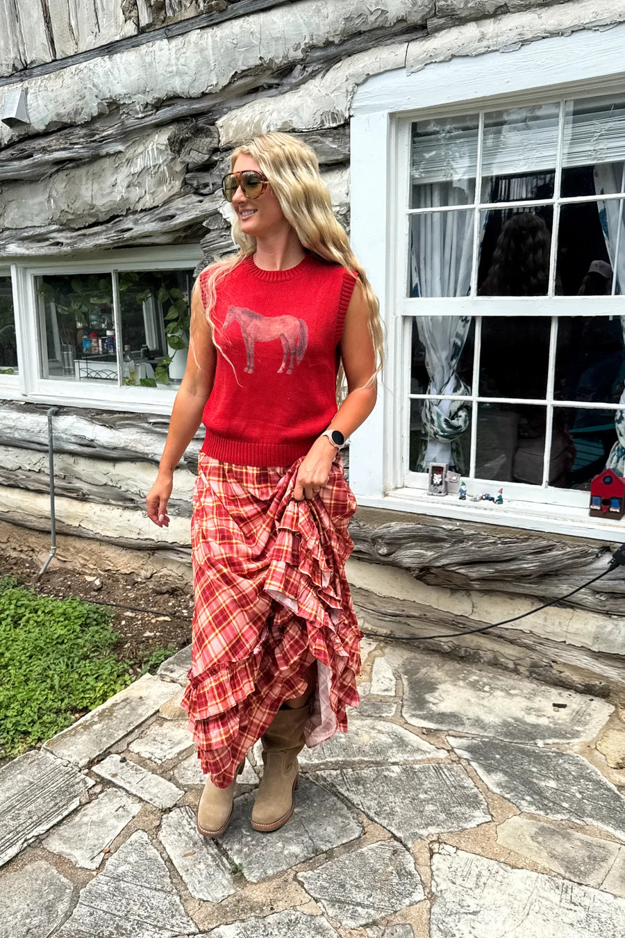PREORDER: Wander West Maxi Skirt