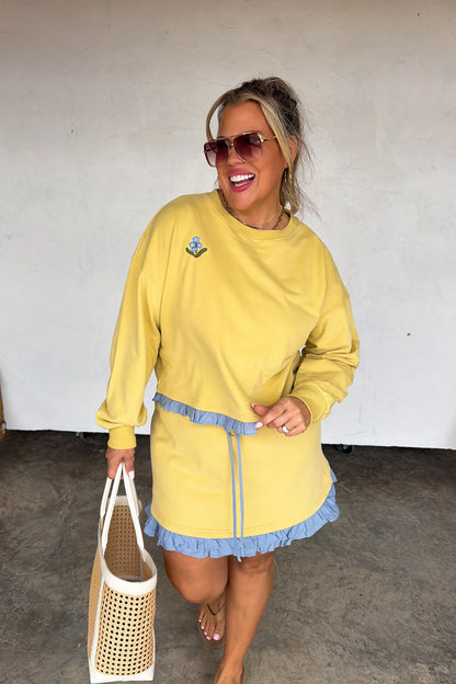 PREORDER: Spring Flower Skirt Set