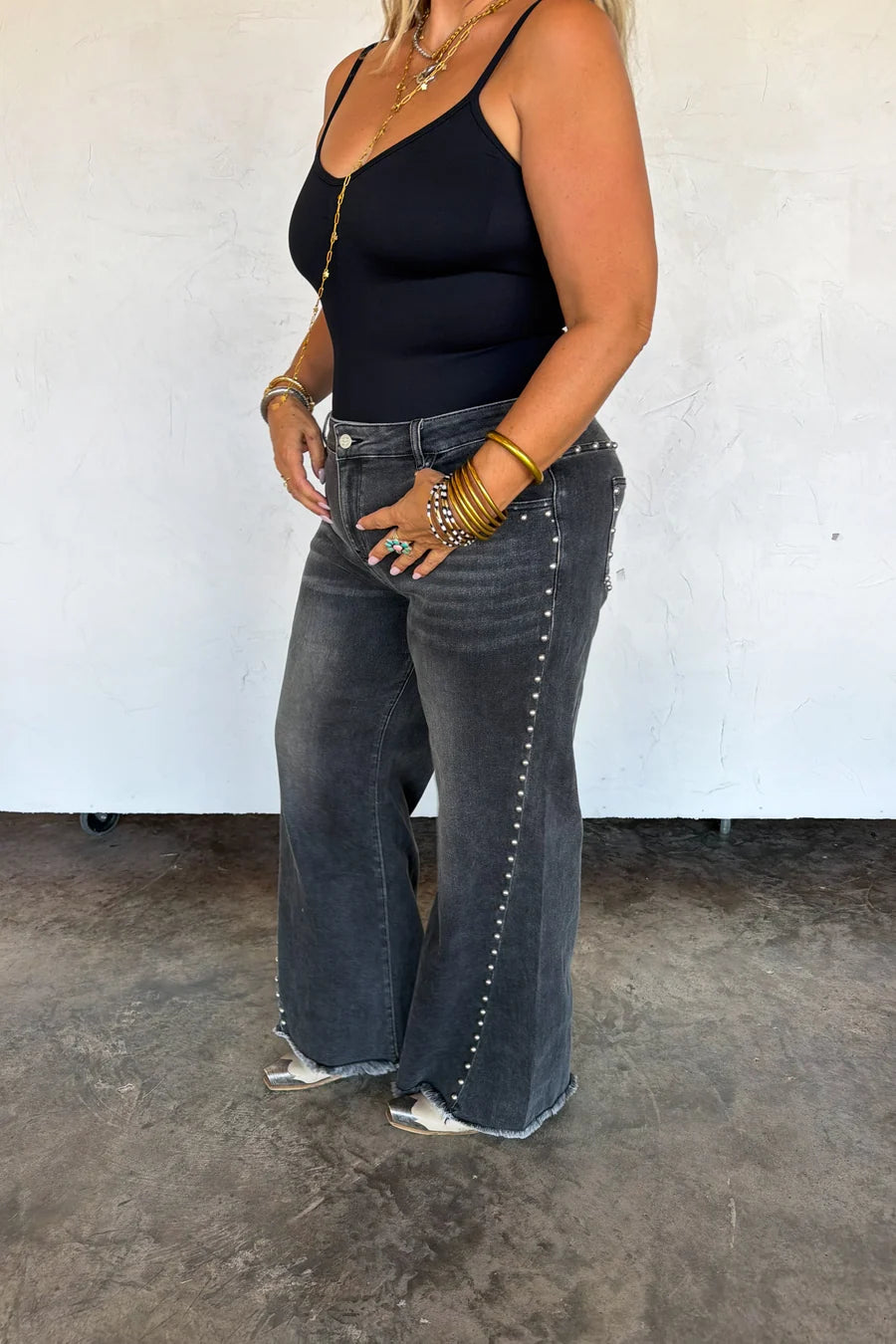 PREORDER: Off the Grid Studded Jeans