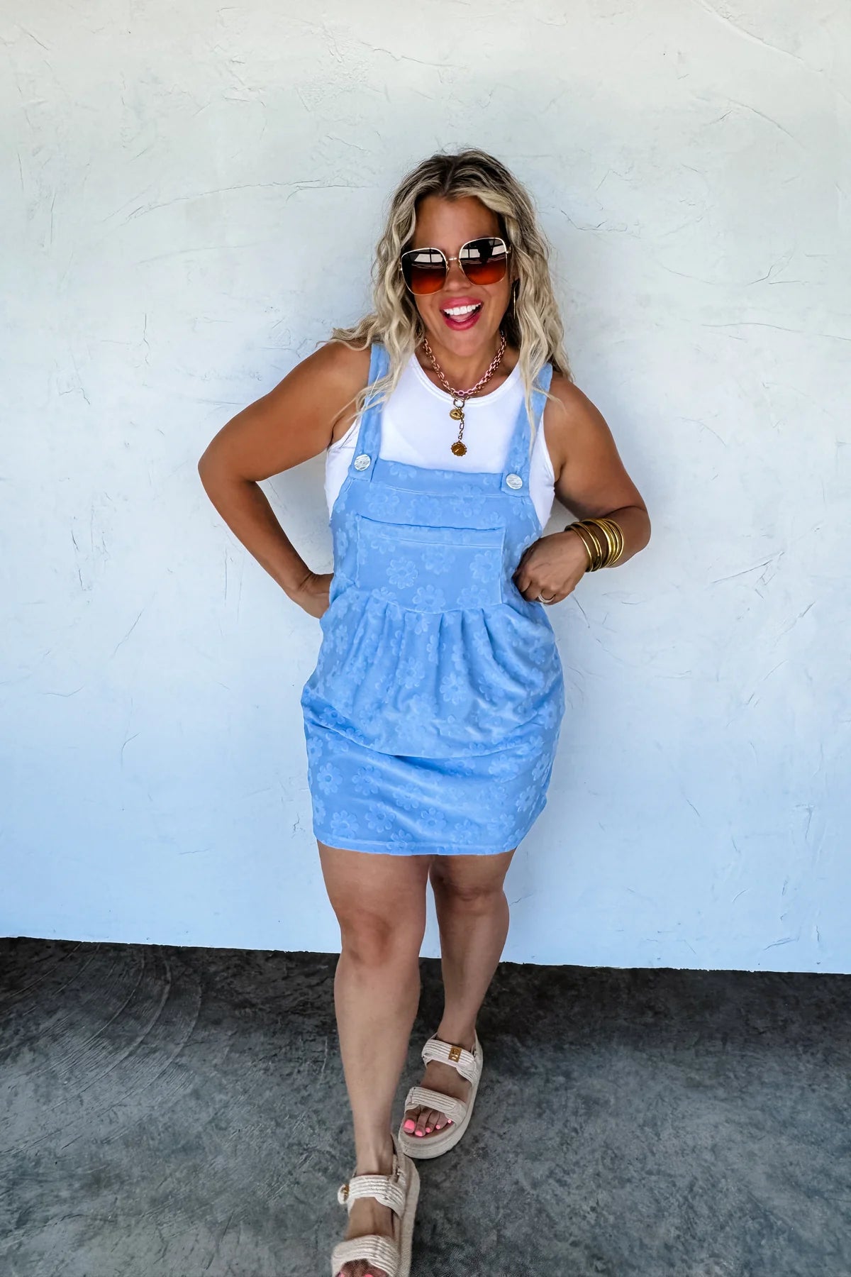 CLOSED PREORDER: Sunshine & Daisies Overall Dress