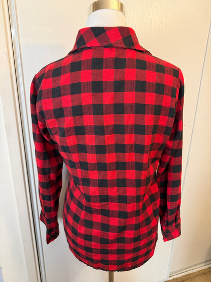 Amber Moon Revival: Buffalo Plaid Shirt - 100% Cotton
