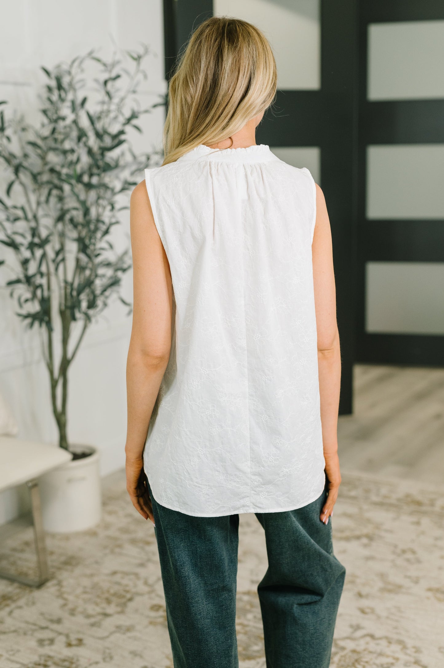 Camellia Cotton Tank