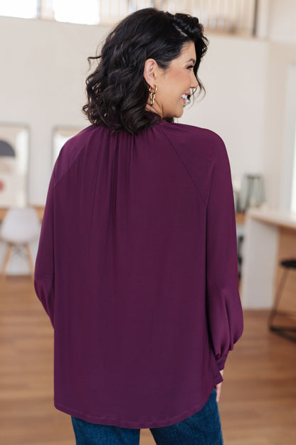 Plum Blouse