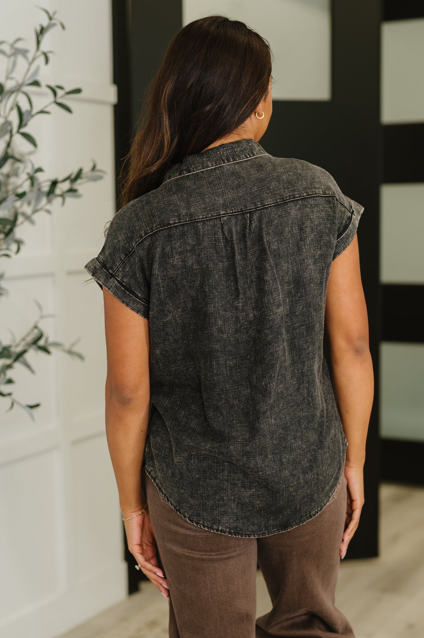 Kat Blouse in Ash Black