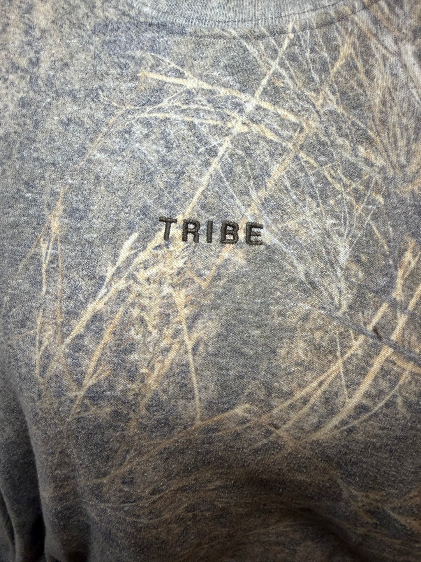 Amber Moon Revival: Tribe Kelley Brush Camo Crewneck Sweatshirt