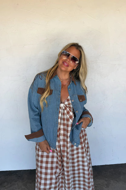 PREORDER: Cowboy Romance Denim Jacket