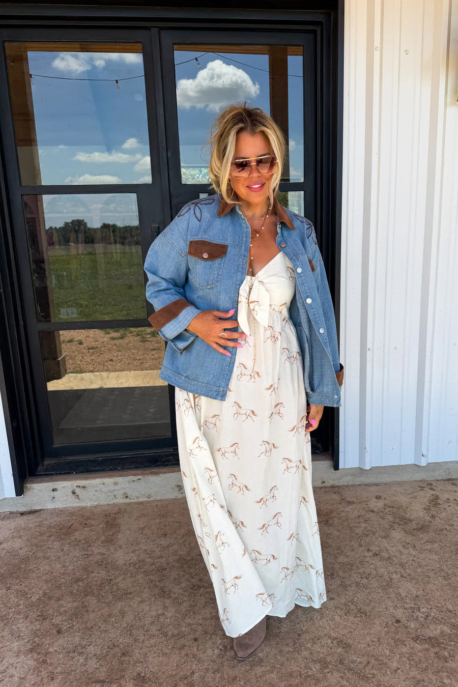 PREORDER: Cowboy Romance Denim Jacket
