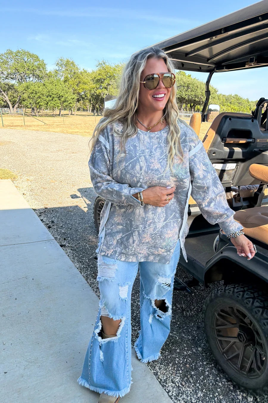 PREORDER: Wander Camo Classic Crew Pullover