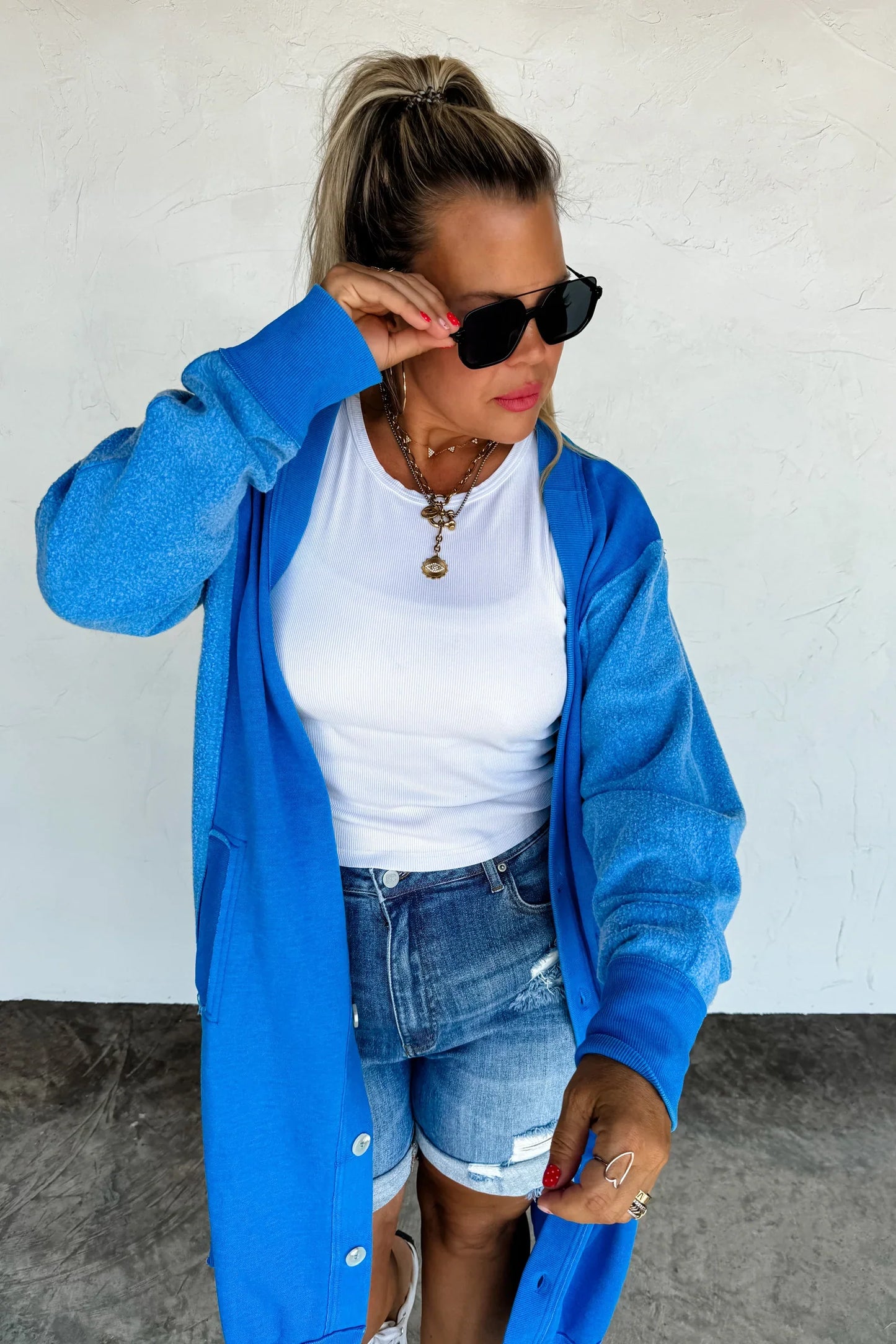 PREORDER: Desiree Sweatshirt Cardigan
