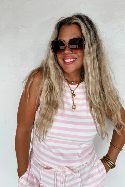 PREORDER - Haven Striped Tank Top