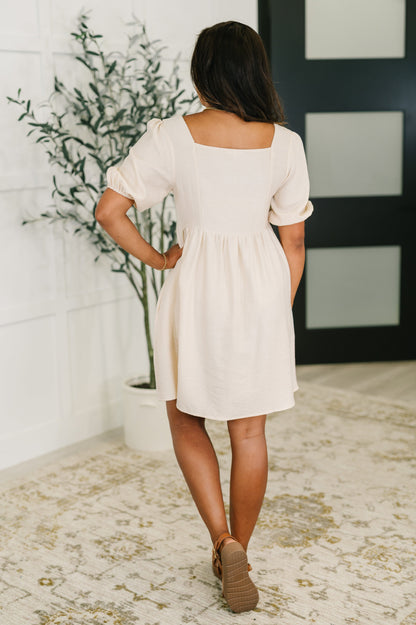 Corduroy Babydoll Dress