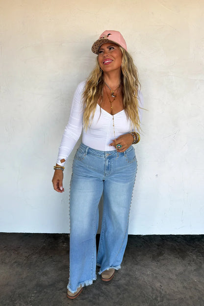 PREORDER: Off the Grid Studded Jeans