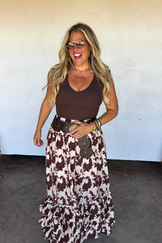 PREORDER: Wander West Maxi Skirt