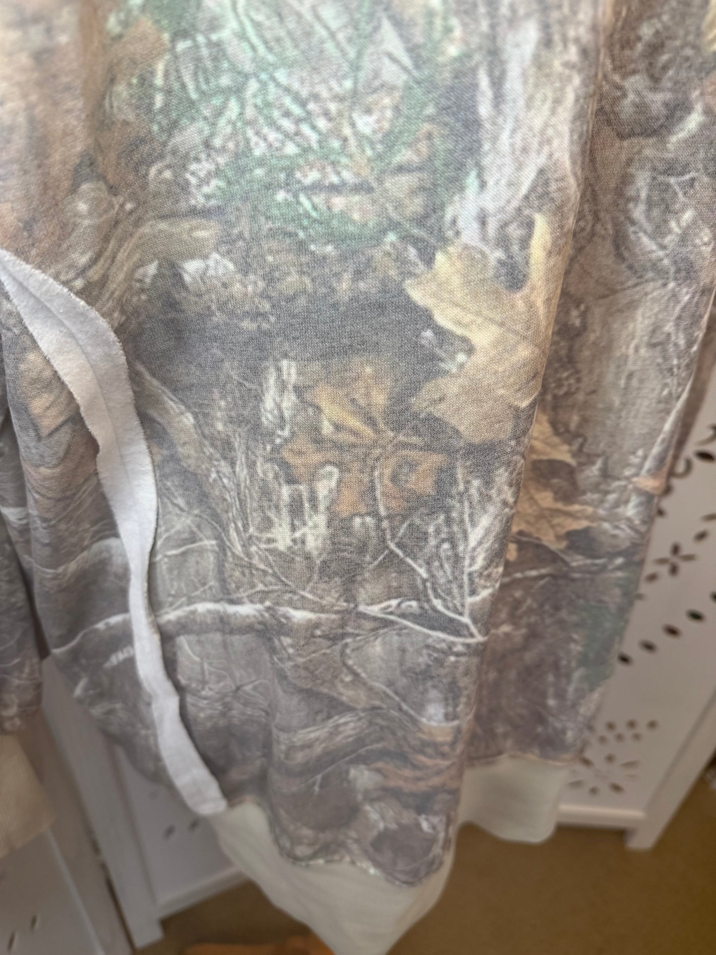 Amber Moon Revival: Green Camo Classic Crew Pullover