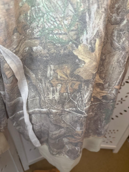 Amber Moon Revival: Green Camo Classic Crew Pullover
