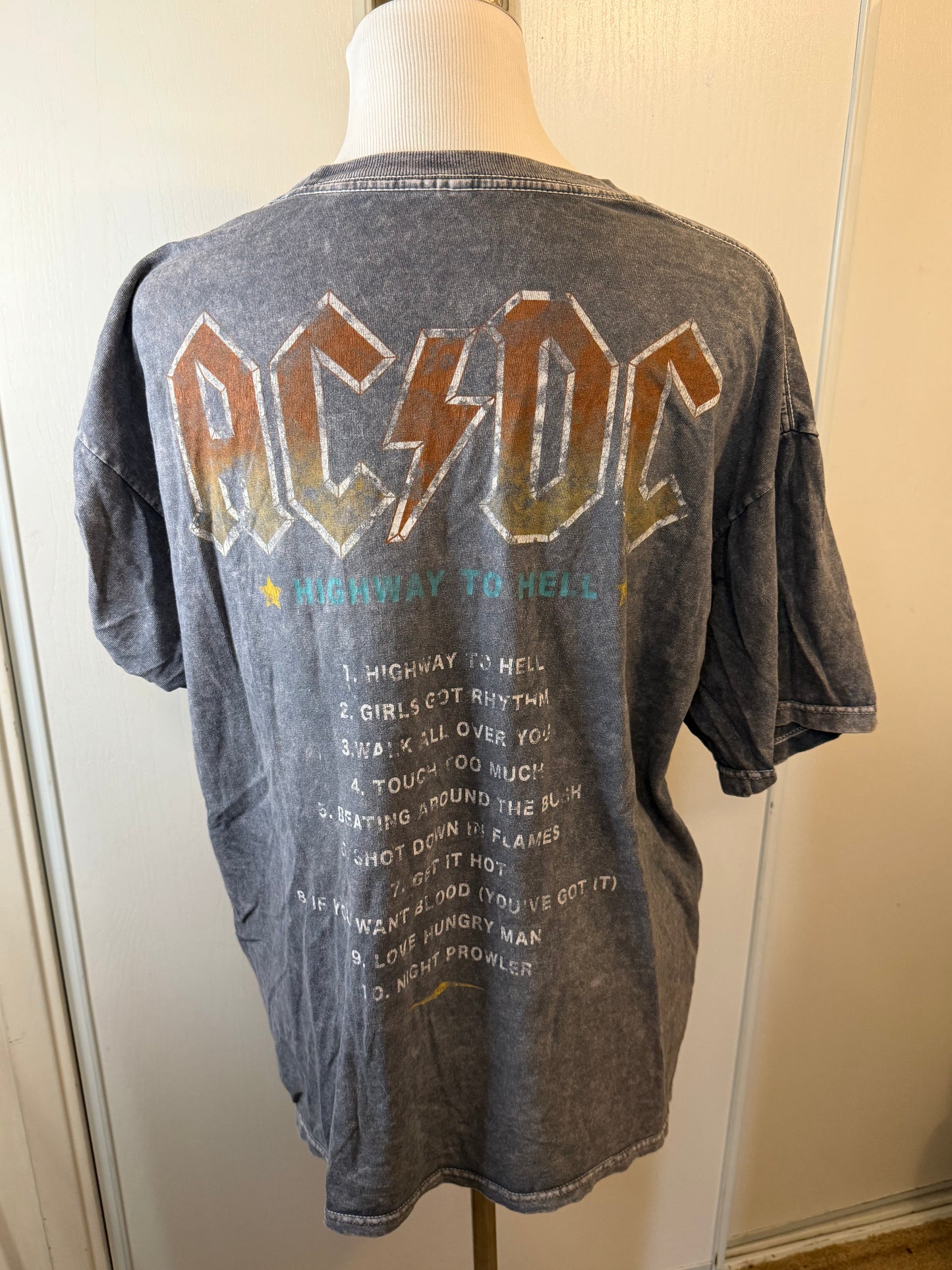 Amber Moon Revival: 100% Cotton AC/DC Tee
