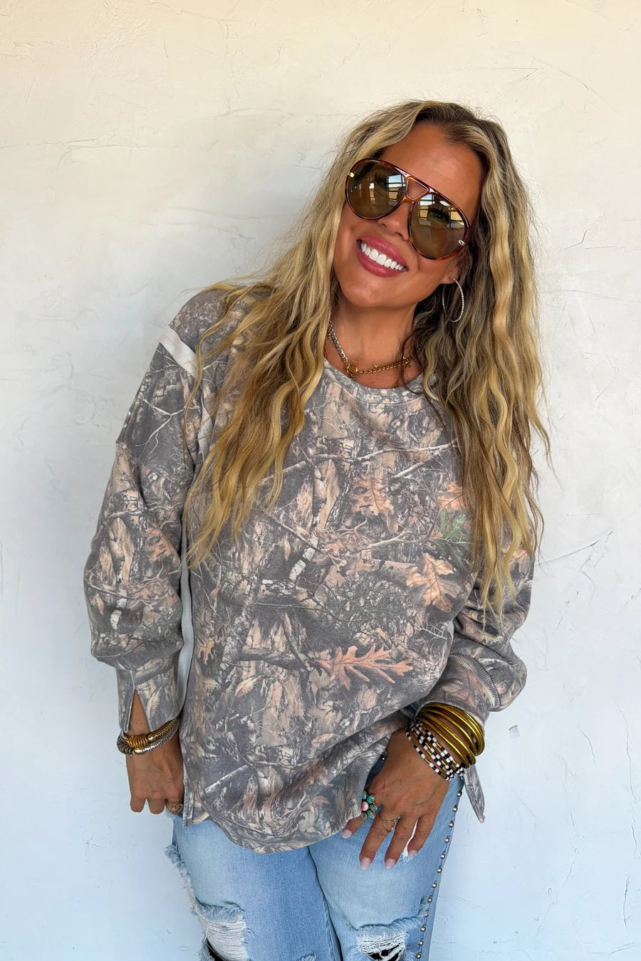 PREORDER: Wander Camo Classic Crew Pullover