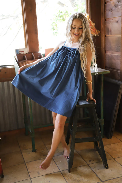 PREORDER: Dockside Darling Dress - 100% Cotton