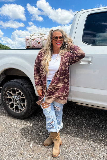Preorder: Camo Cloud Cardigan