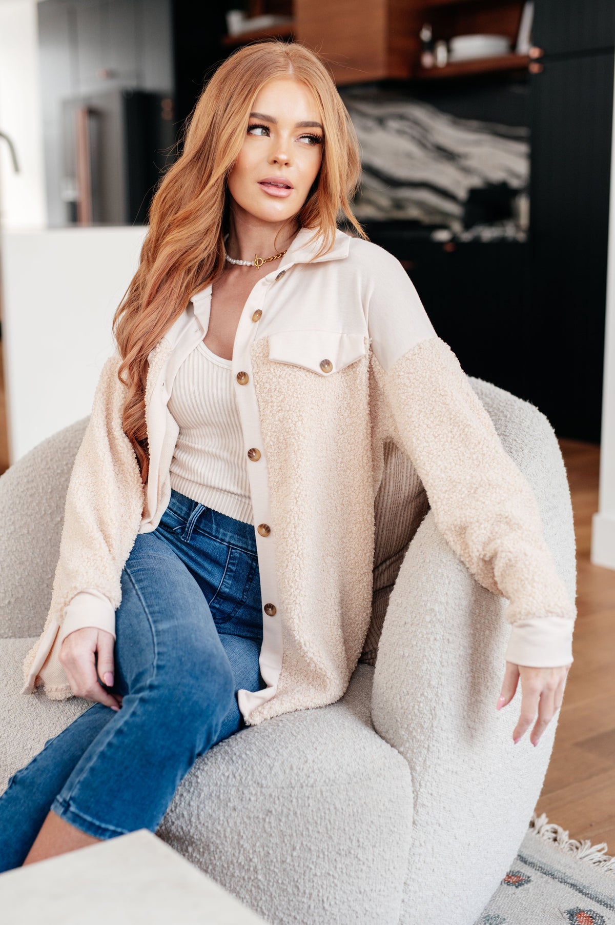 Laila Sherpa Shacket