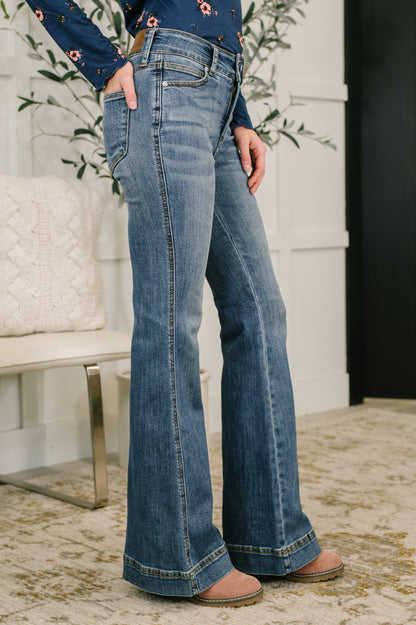 Eva Tummy Control High Waist Flares