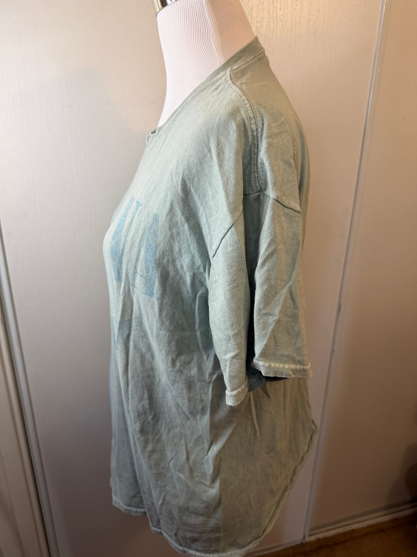Amber Moon Revival: 100% Cotton Green Nirvana Tee