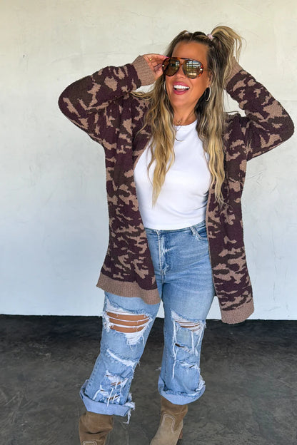 Preorder: Camo Cloud Cardigan