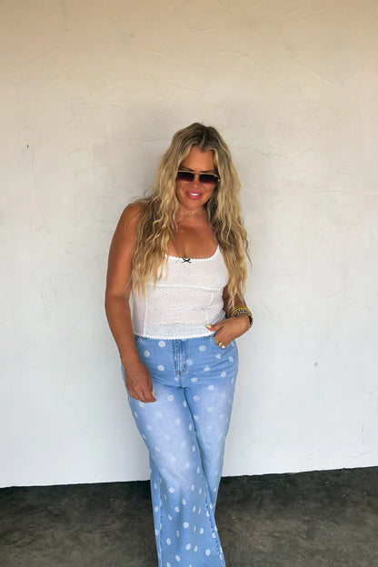 PREORDER: Daisy Lane Eyelet Tank