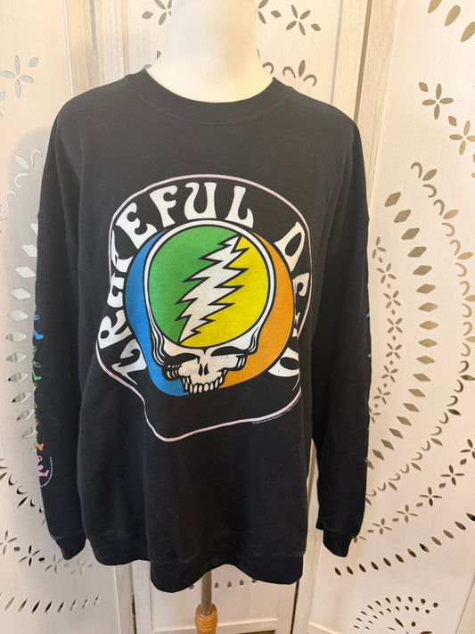 Amber Moon Revival: Grateful Dead Steal Your Face/Dancing Bear Sweatshirt