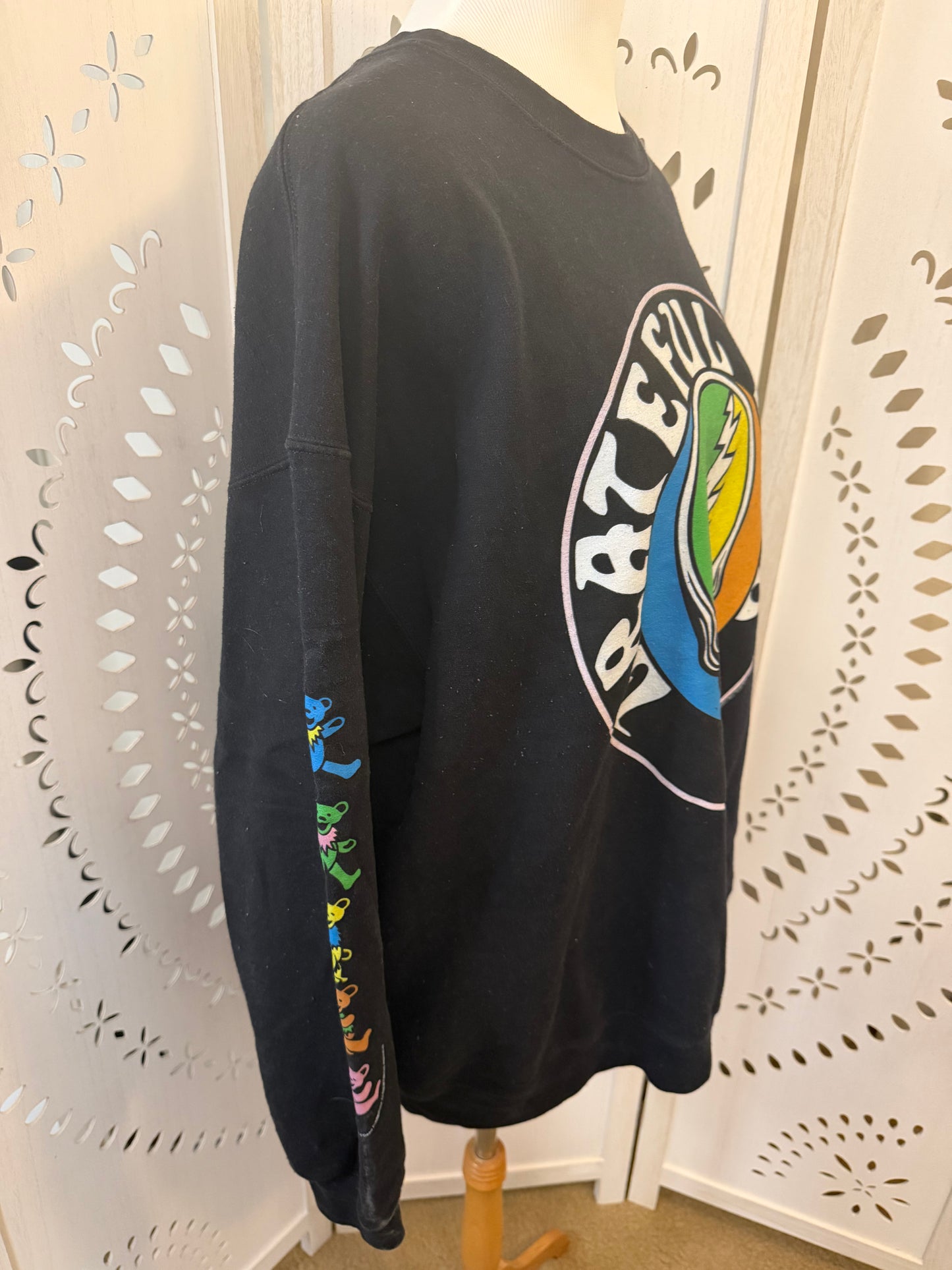 Amber Moon Revival: Grateful Dead Steal Your Face/Dancing Bear Sweatshirt