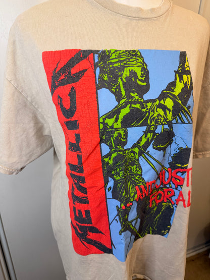 Amber Moon Revival: Metallica 100% Cotton And Justice For All Tee