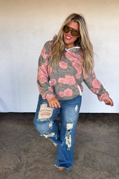 PREORDER: Vintage Rose Hoodie
