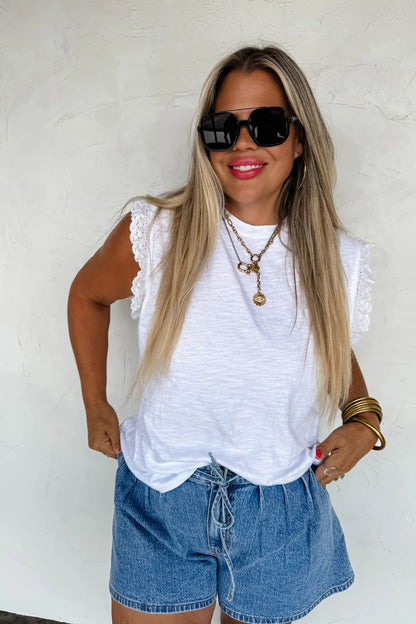 PREORDER: Sweet Lace Days Cotton Tee