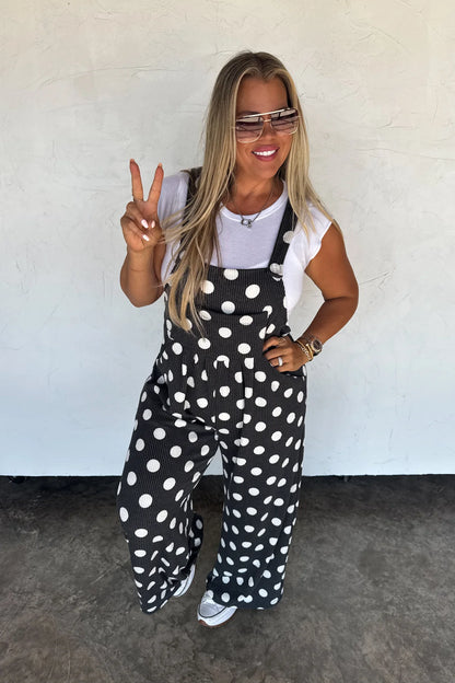 PREORDER: Polka Dot Overalls